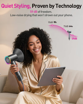 Zibtes High-Speed Dryer weight 0-77-lbs; lightweight for fatigue-free drying.