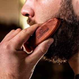 ZilberHaar beard itch relief as bristles penetrate hair and exfoliate skin