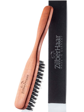 ZilberHaar long hair beard brush 8-5 inch for daily beard care and styling.