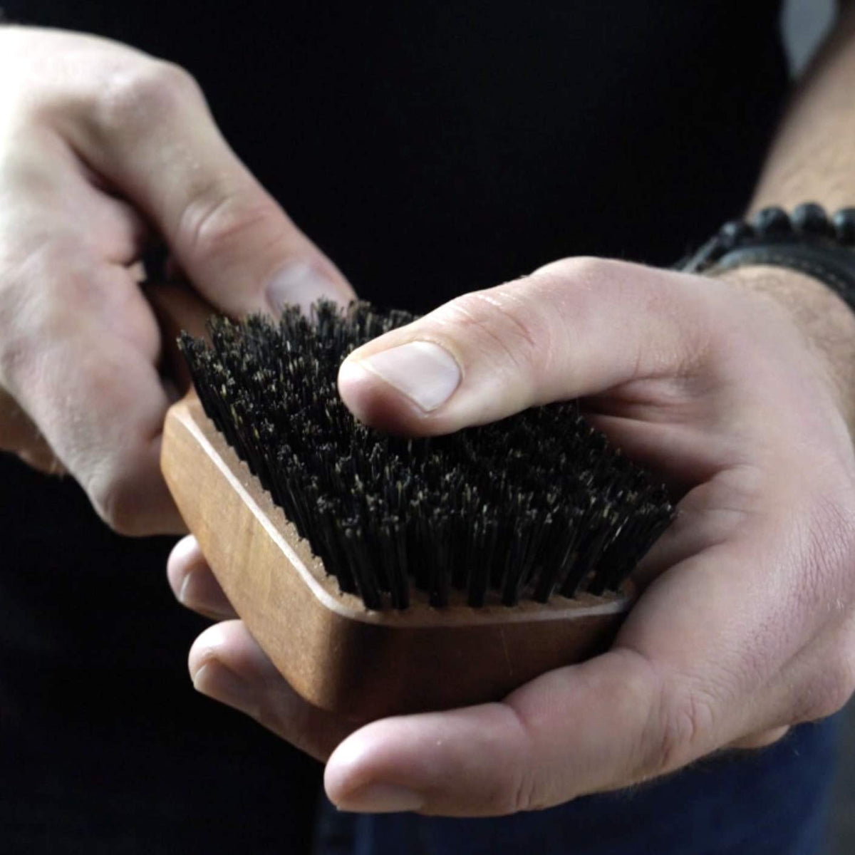 ZilberHaar Major grooming brush aids styling and control.