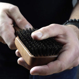 ZilberHaar Major grooming brush aids styling and control.