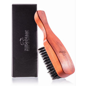 ZilberHaar Major soft boar bristles for gentle beard grooming and scalp massage.