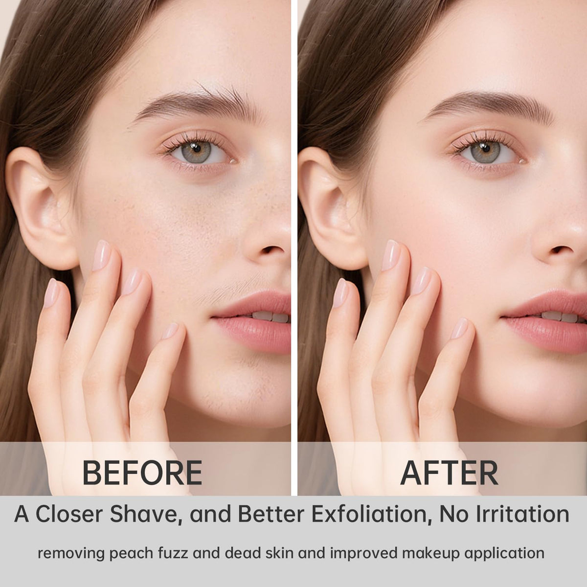 ZiLORA micro-guard blades for precise brow shaping on sensitive skin.