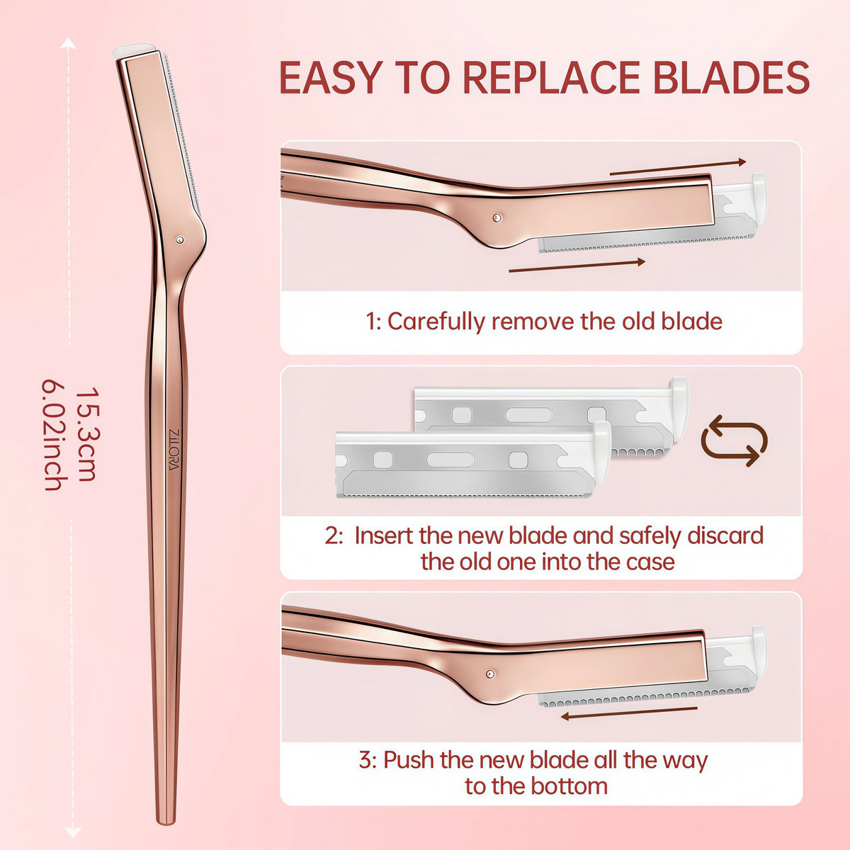 ZiLORA easy-clean design helps rinse away fuzz and skin cells