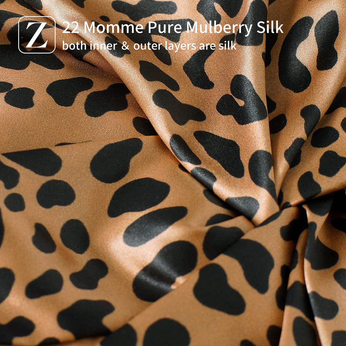 ZIMASILK adjustable elastic band silk bonnet for secure, comfortable fit night after night.