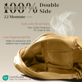 ZIMASILK breathable silk wrap preserves moisture while you sleep and relax