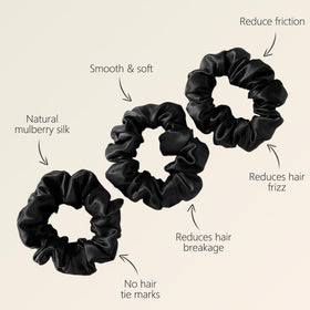 ZIMASILK scrunchie with durable elastic band secure and comfortable