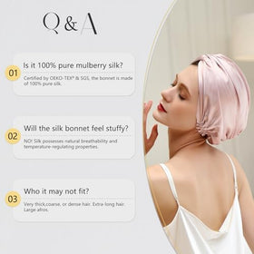 ZIMASILK luxurious head wrap supports restful nights with premium comfort