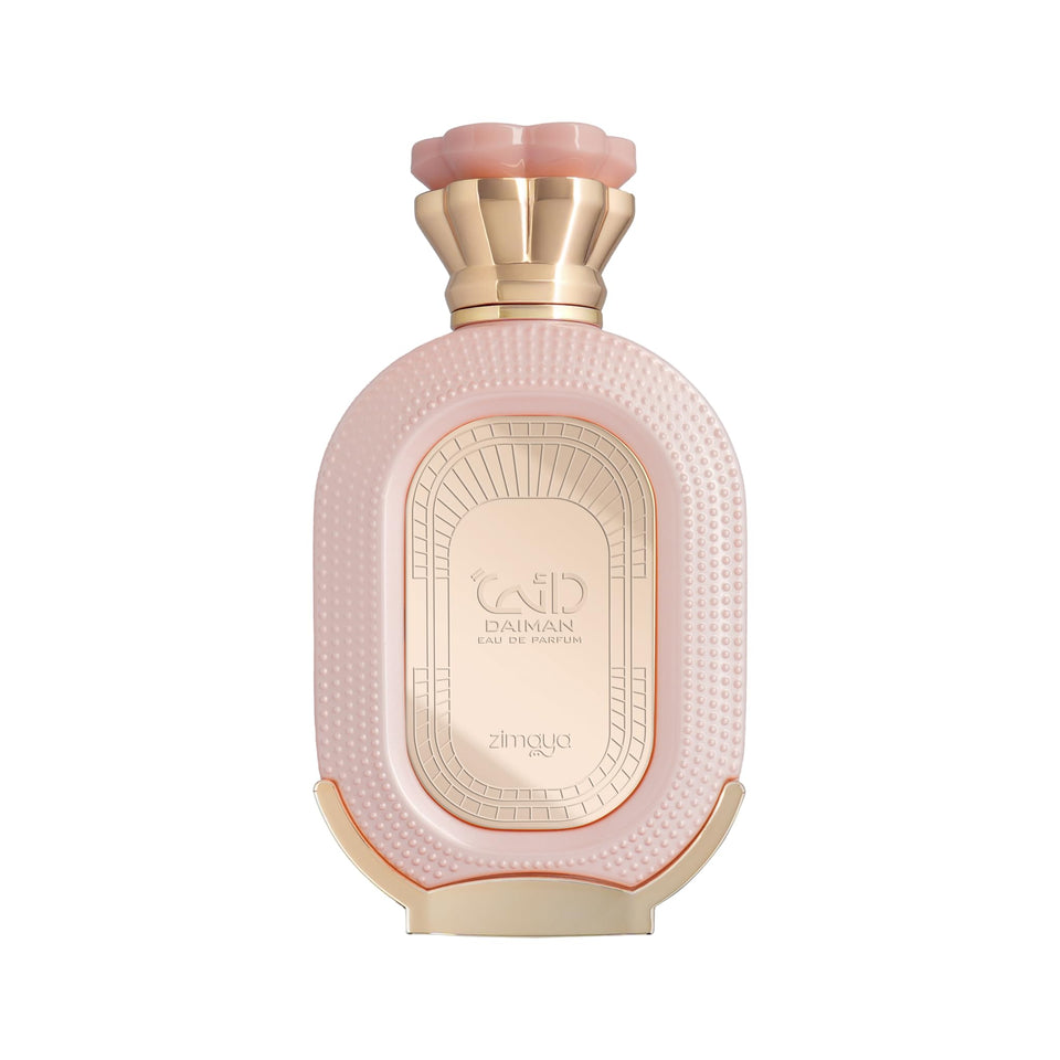 Zimaya Daiman Eden bottle front, ideal for daily elegance and confidence