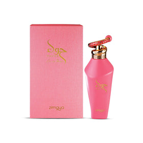 Zimaya Hawwa Pink bottle cap close-up highlighting luxe design.