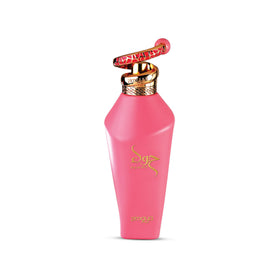 Zimaya Hawwa Pink bottle front view for everyday floral elegance.
