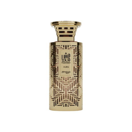 Zimaya Modhesh Aura bottle front, a refined daily fragrance for confident wear.