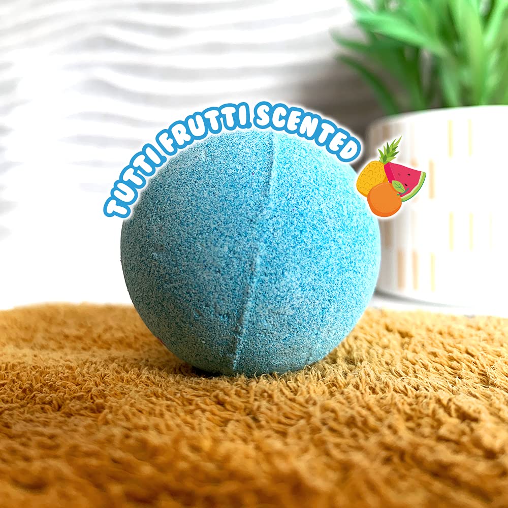 Zimpli Baff Bombz skin-safe and drain-safe for easy cleanup after baths.