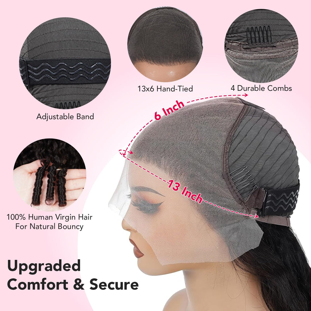 Zimzy wedding or party ready Burmese curly wig for special occasions.