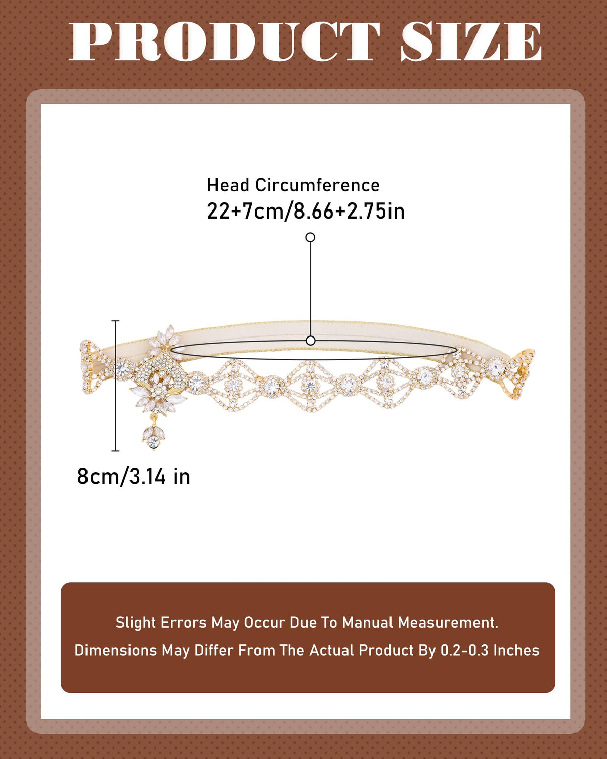 Zinniday headband gold sparkle details elevate evening outfits
