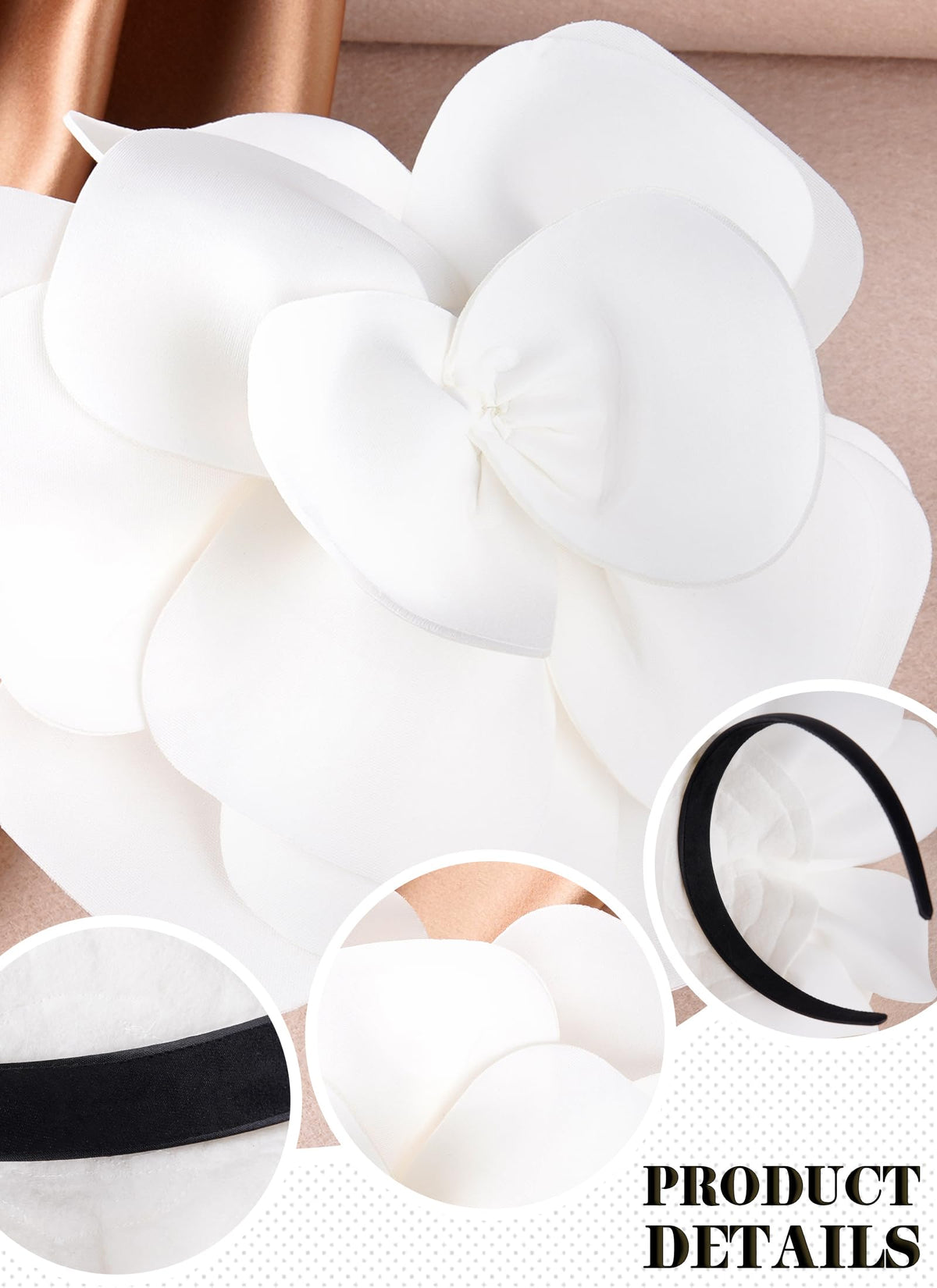Zinniday Gatsby-inspired headpiece adds vintage flair to cocktail parties