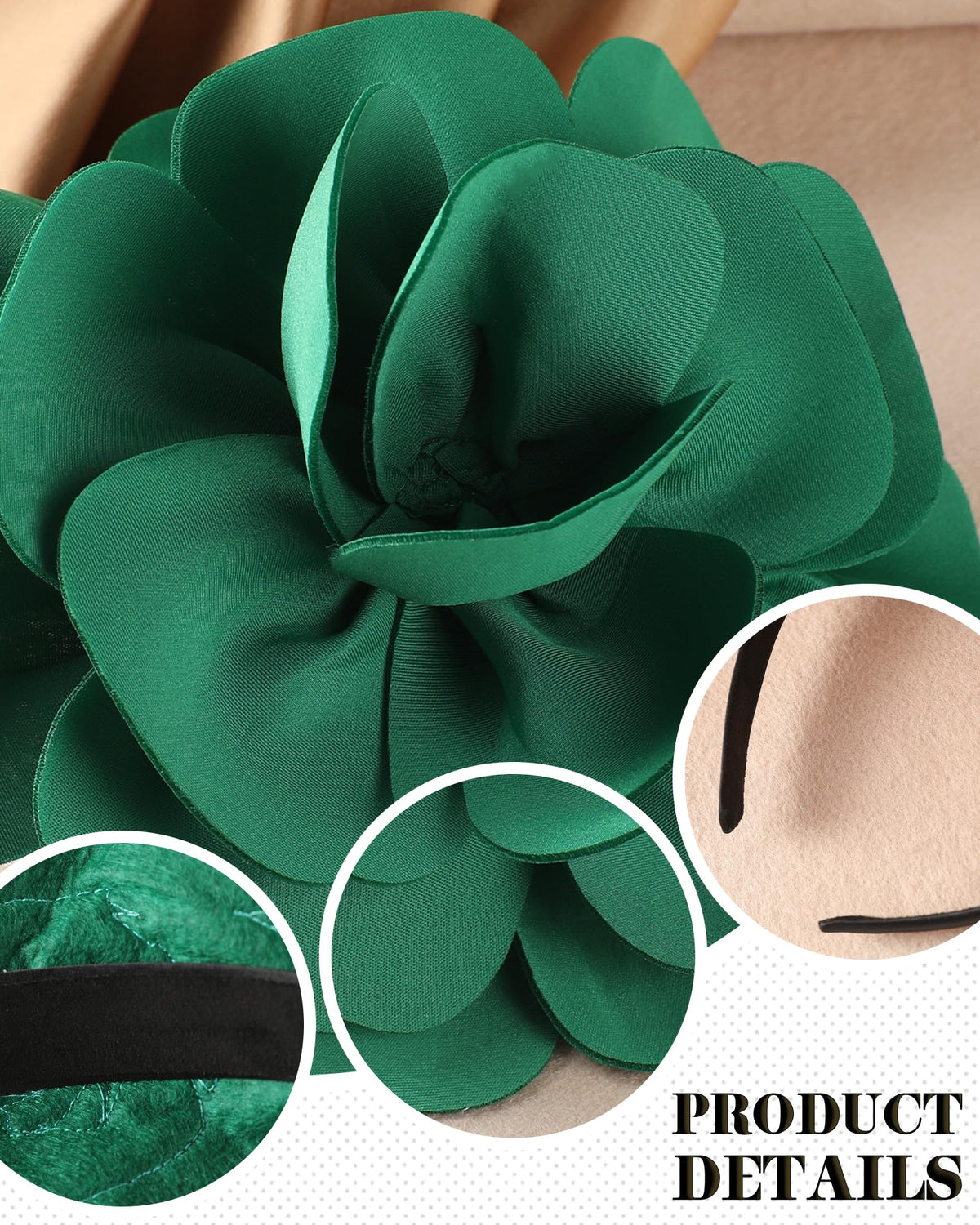 Zinniday Gatsby-themed fascinator suits vintage parties with stylish flair.
