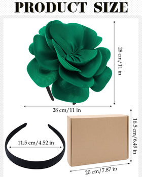 Zinniday handmade flower fascinator highlights craftsmanship for memorable ceremony styling.