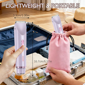 ZIOU bikini trimmer compact travel case included