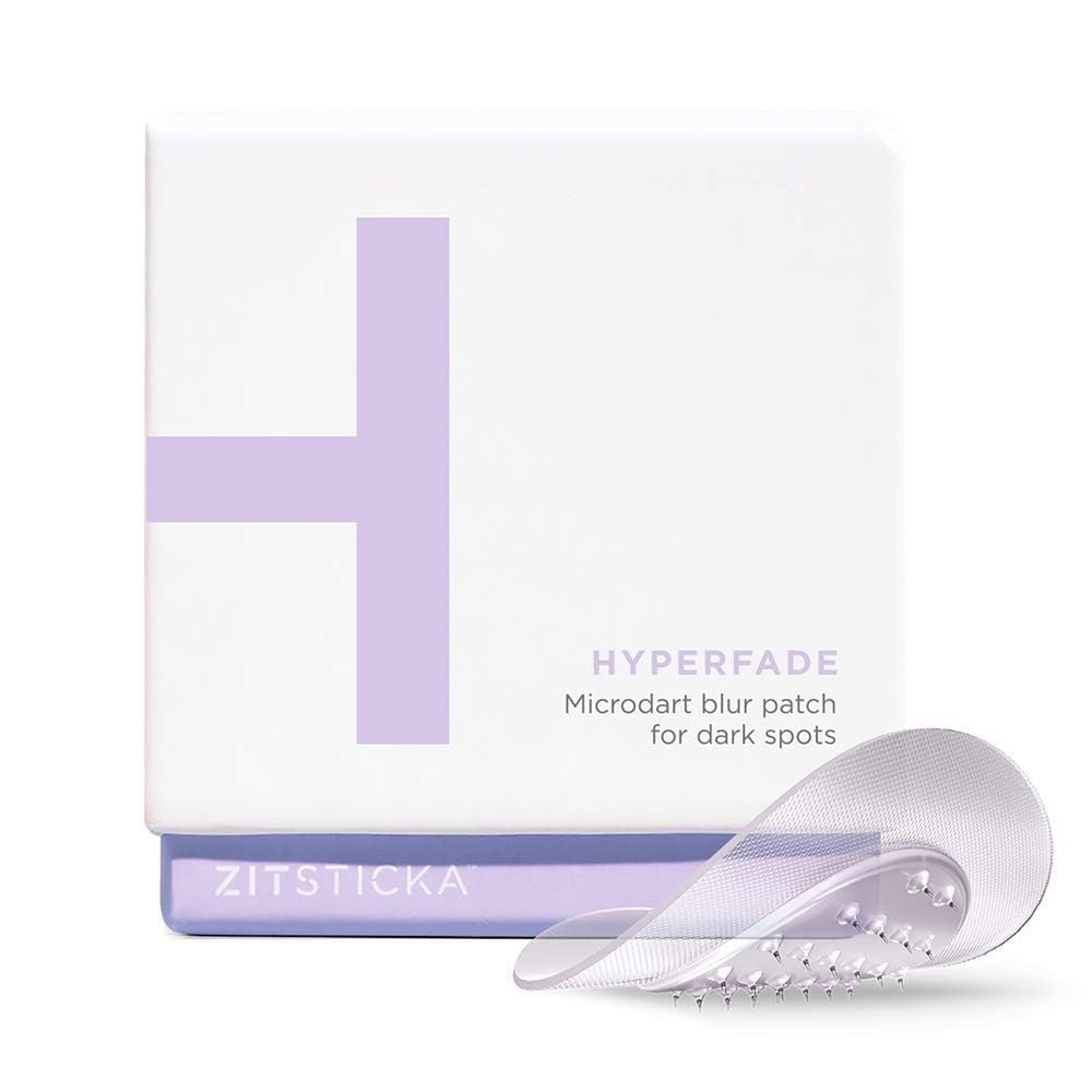 ZitSticka Hyperfade microdart patch close-up showing hydration for smoother, even-toned skin
