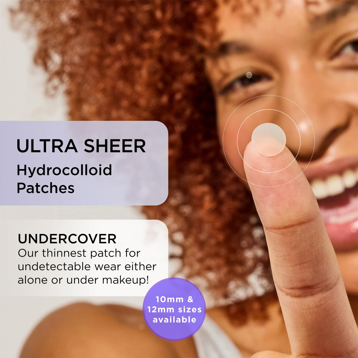 ZitSticka invisible patches applied under makeup for discreet skincare