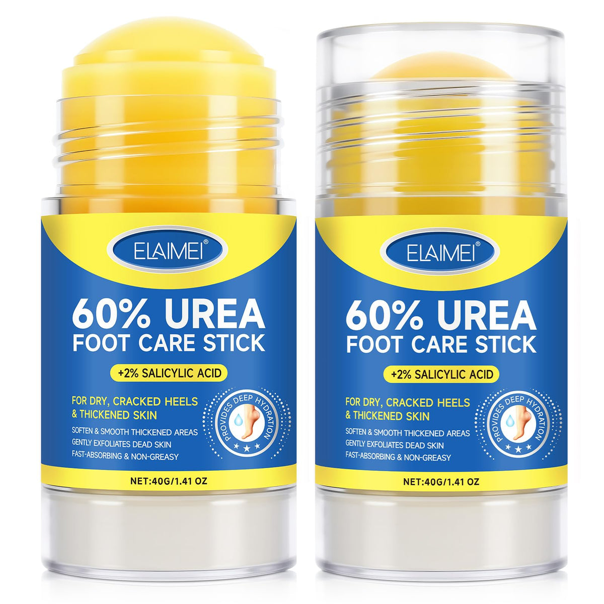 ZIXAOK Intensive Repair Foot Stick targets cracked heels with glide-on application for quick relief.
