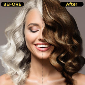ZIXSIRP natural color shampoo leaves hair with lasting, healthy-looking shine.