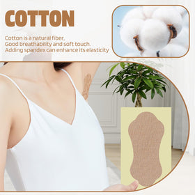 Ziyue adhesive underarm pads being applied to skin