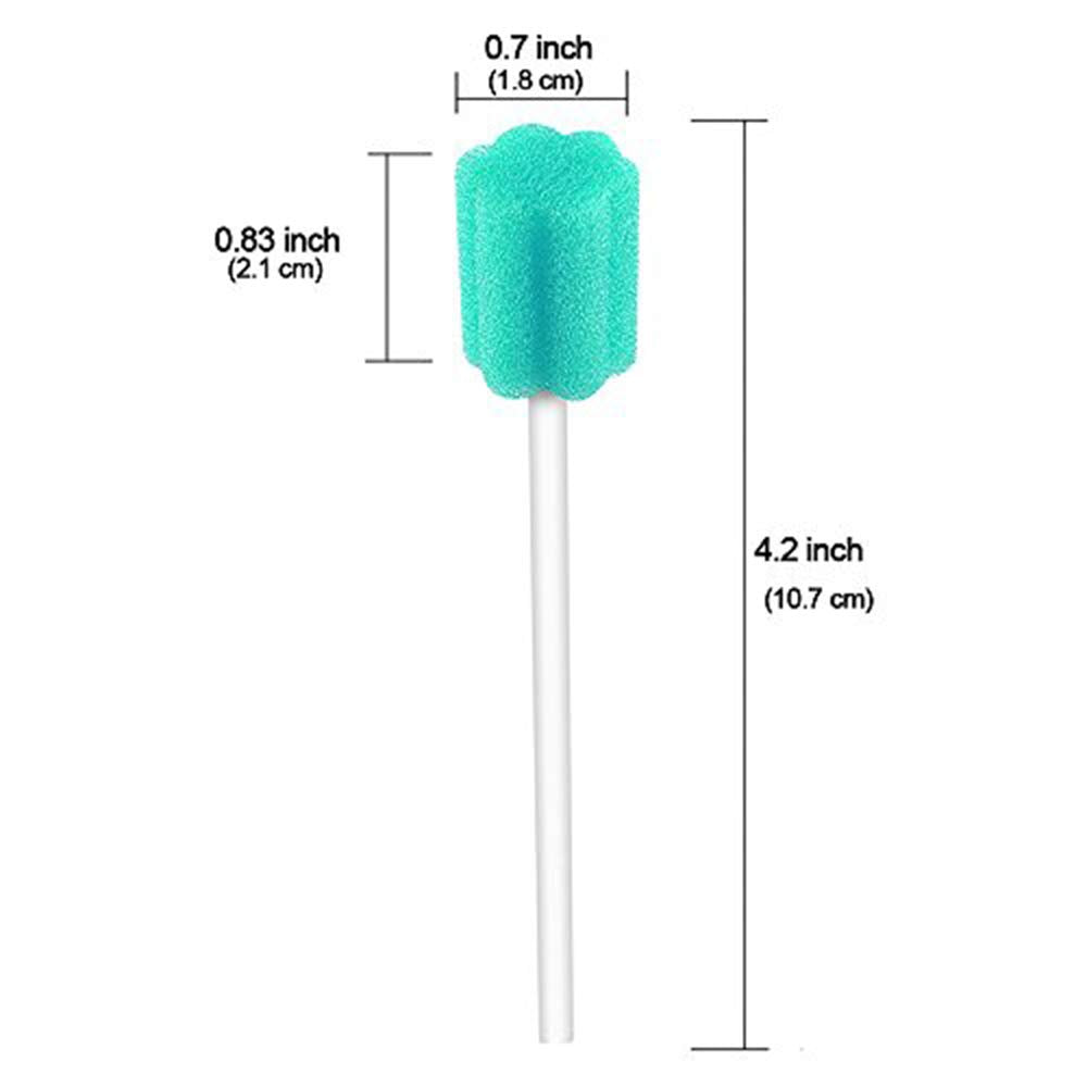 ZIZNBA disposable oral swabs ready for on-the-go refreshing.