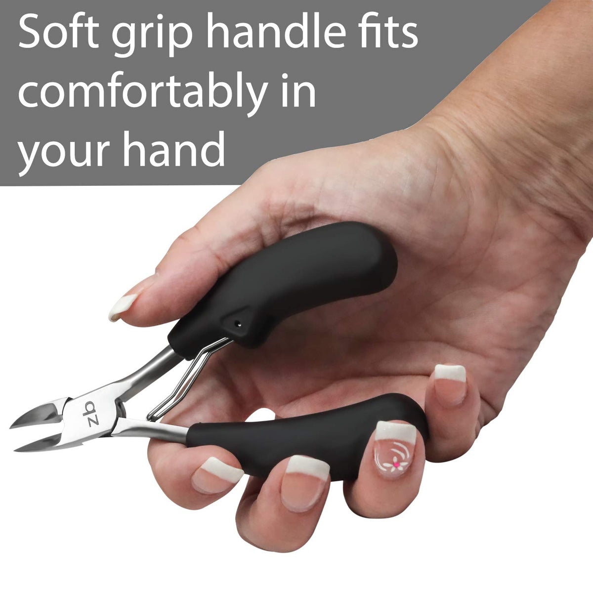 Zizzili Basics precision blades trim around ingrown areas safely.