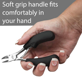 Zizzili Basics precision blades trim around ingrown areas safely.