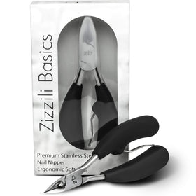 Zizzili Basics toenail clippers with large handle for easy grip and precise trimming.