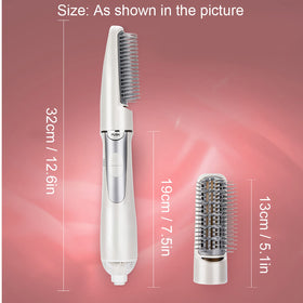 ZJchao 2 in 1 hair dryer brush compact design aids easy storage and travel.