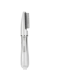 ZJchao 2 in 1 hair dryer brush front view shows smooth styling with gentle airflow.