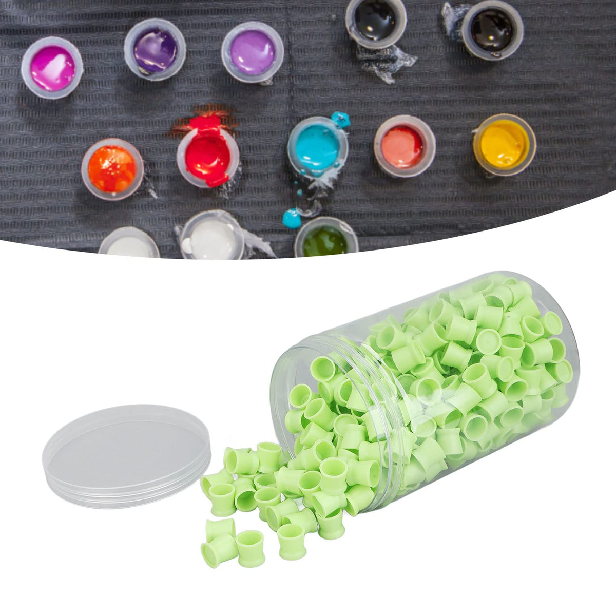 ZJchao green tattoo supplies add a professional, vibrant look.