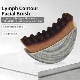 zjywhxdlyf face-brush-ergonomic-precision demonstrates curved edges for precise treatment.