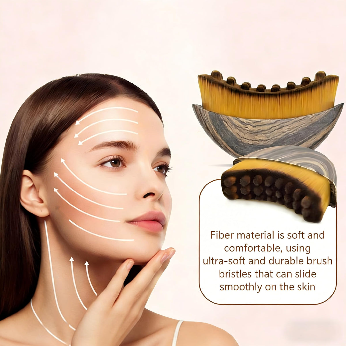 zjywhxdlyf lymphatic-brush-soft-bristles emphasize skin-friendly, irritation-free use.