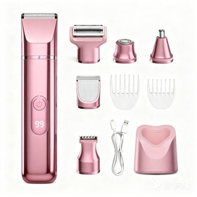 ZLILUGL 5-in-1 body-trimmer head for precise full-body grooming.