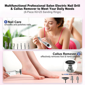 Zloojnn callus remover accessory helps smooth tough skin safely.