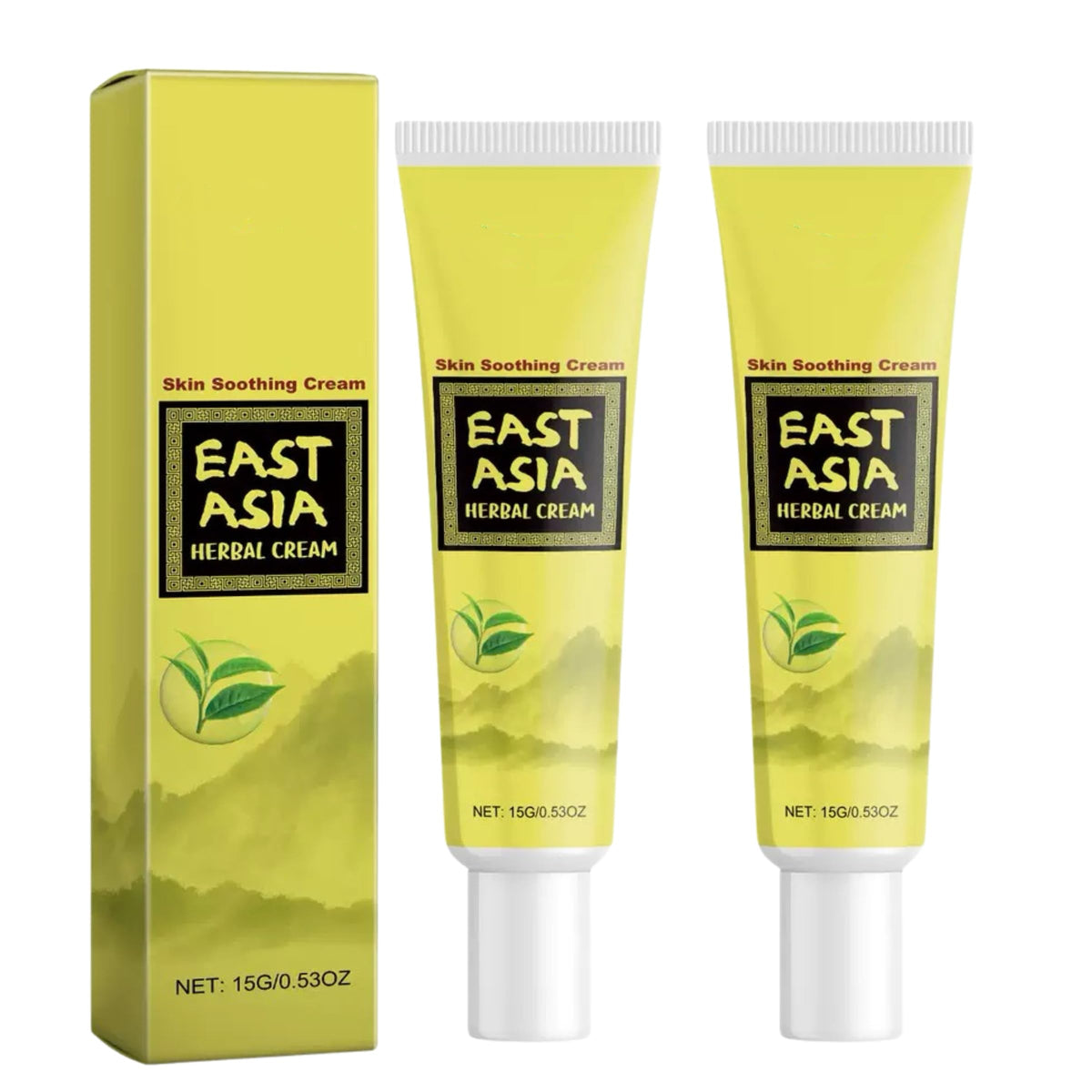 ZLSJJCLMZ Smiles and Joys East Asia Herbal Cream bottle provides soothing hydration for all skin types.