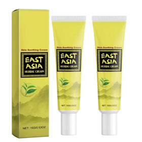 ZLSJJCLMZ Smiles and Joys East Asia Herbal Cream bottle provides soothing hydration for all skin types.