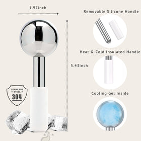 ZminRN Stainless Steel Cryo Globes glide smoothly around the eye area