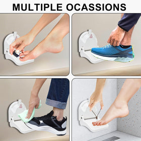 ZMJY Shower Foot Rest safety indicator shows when to relock for safety