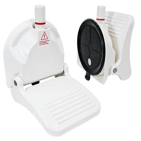 ZMJY Shower Foot Rest with suction cup for secure grip on tile during shaving