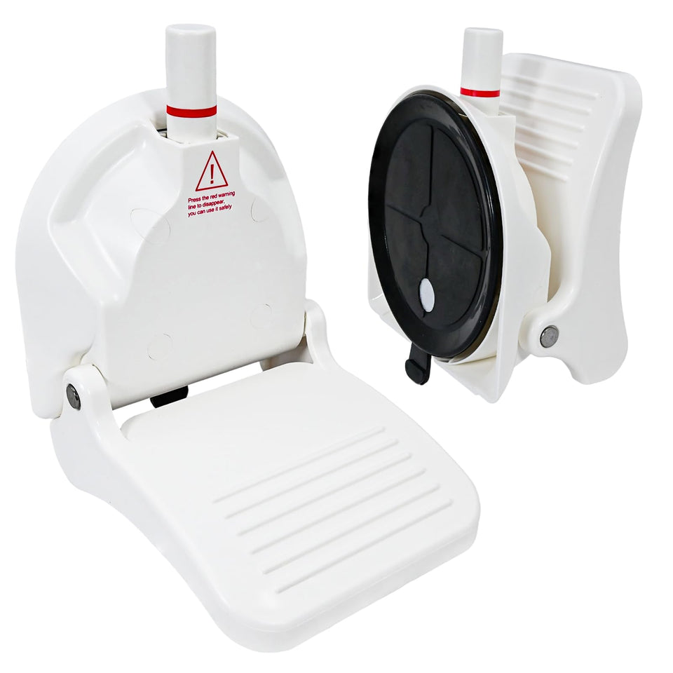 ZMJY Shower Foot Rest with suction cup for secure grip on tile during shaving