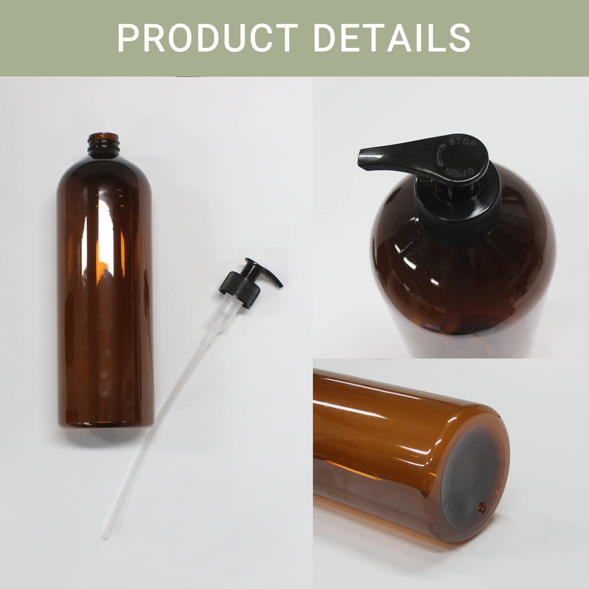 Zmybcpack locking pump system to prevent leaks and drips.