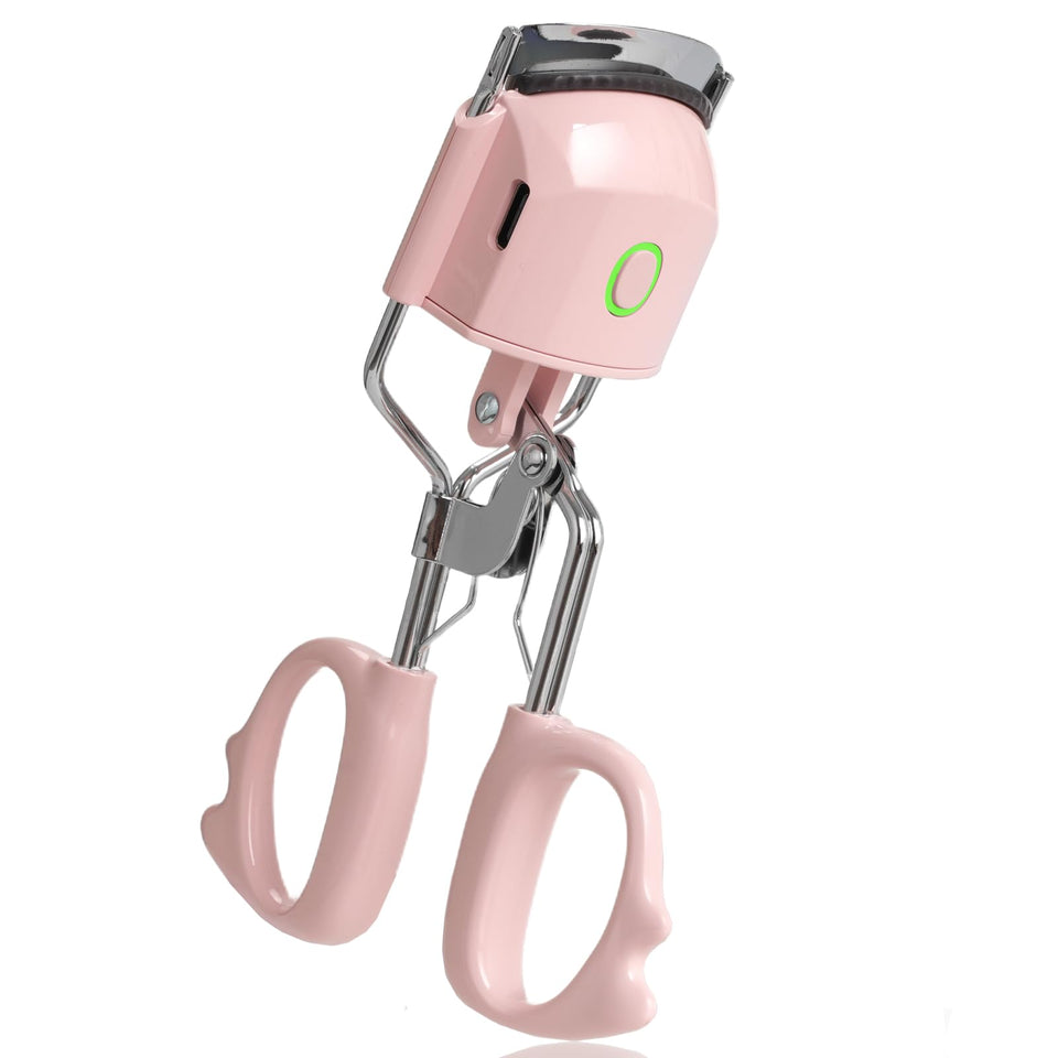 ZNJAVX heated eyelash curler with rapid 15-second heat-up for quick curling.