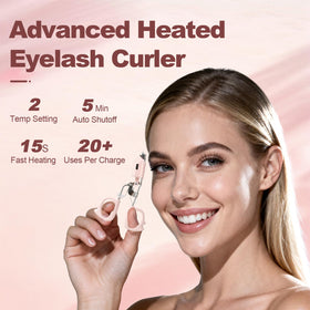 ZNJAVX curler with two temperature modes for personalized lash styling.