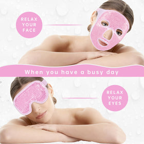 ZNÖCUETÖD eye mask close-up showing plush backing for skin-friendly use.