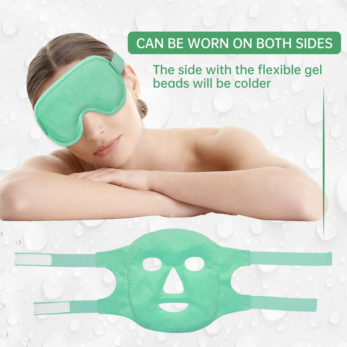 ZNOCUETOD freezer ready gel packs for soothing post flight relief